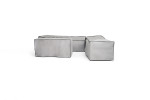 Domenico Patio Lounge Set  - Protective Cover - Grey -