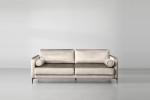 Hayden Velvet Couch - Champagne -