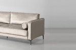 Hayden Velvet Couch - Champagne -