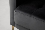 Hayden Velvet Lounge Suite - Midnight -