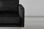 Hayden Velvet Lounge Suite - Midnight -