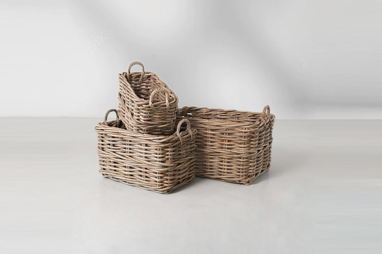 Tansen Wicker Basket Set -