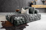 Kylen Velvet Daybed - Forest Grey -