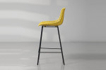 Yara Counter Bar Chair - Deep Mustard -