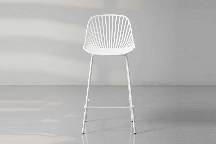 Yara Counter Bar Chair - White