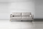 Fabric 3 Seater Couch Dakar Stone Hayden -