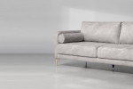 Fabric 3 Seater Couch Dakar Stone Hayden -