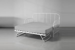 Metal Daybed - White - Helena -