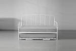 Metal Daybed - White - Helena -