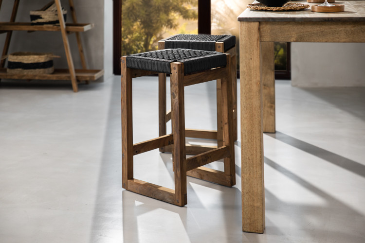 Letaba Bar Stool - Black Bar & Counter Chairs - 1