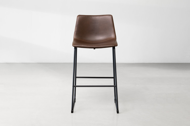 Harvey Tall Bar Chair - Dark Brown Harvey Bar Chairs - 1