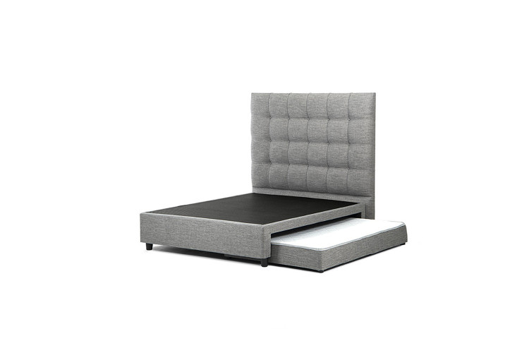 Alexa Dual Function Bed - Double - Alaska Grey Double Beds - 1