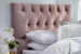 Catherine Headboard - Single - Velvet Pink -