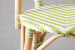 Tara French Bistro Chair - Green & White