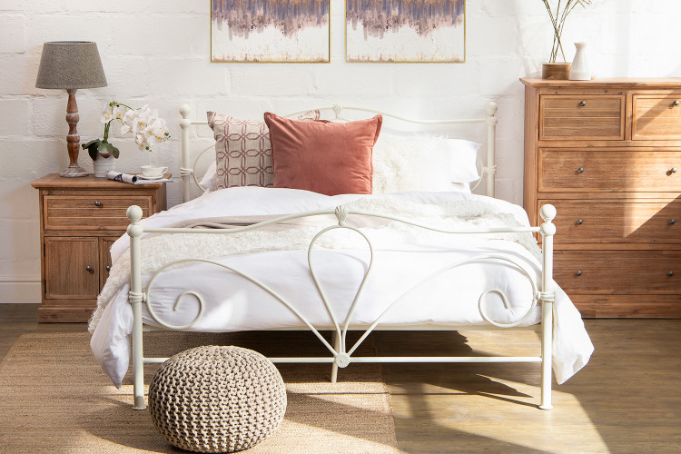 mabel metal bed - Queen -