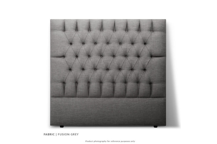 Catherine Headboard Three Quarter - Fusion Grey Headboard Clearance Sale - 1