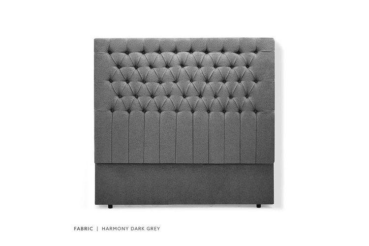 Kate Headboard - King - Harmony Dark Grey King Headboards - 1