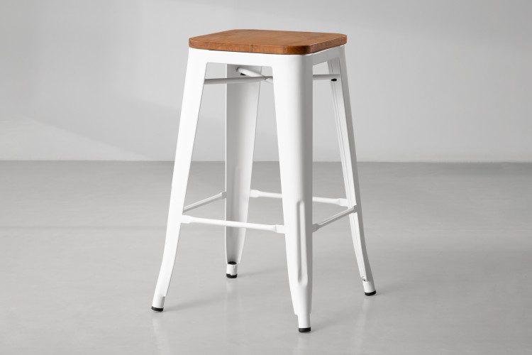 Matlin Bar Chair - Matt White Matlin Bar Chair - 1