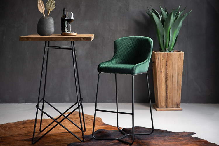 Mayfield Tall Bar Chair - Emerald Green Bar Chair Categories - 1