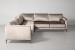 Hayden Velvet Corner Couch - Champagne -