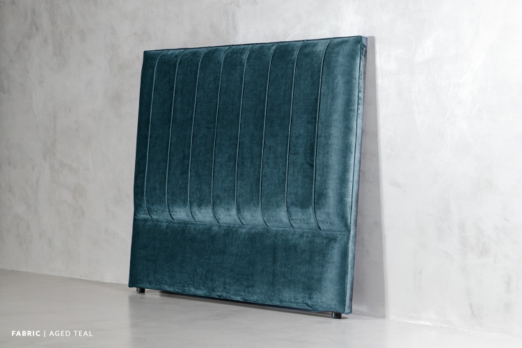 Harlem Headboard - Double - Aged Teal Double Headboards - 1