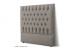 Catherine Headboard - King - Alaska Grey King Headboards - 2