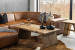 Jagger Leather Modular - Corner Couch With Ottoman - Desert Tan Leather Corner Couches