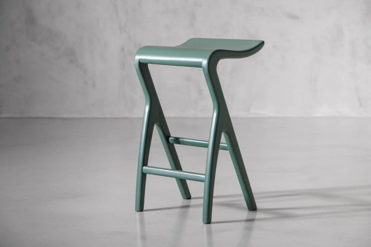 Solo Counter Bar Chair - Matt Thyme Solo Bar Chair Collection - 1