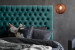 Kate Headboard - Queen - Velvet Teal Queen Headboards - 1