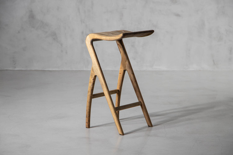 Solo Bar Chair - Summer Oak Bar Stools - 1