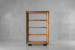 Cordoba Room Divider Display Shelf - Natural & Black Shelving and Display Units - 2