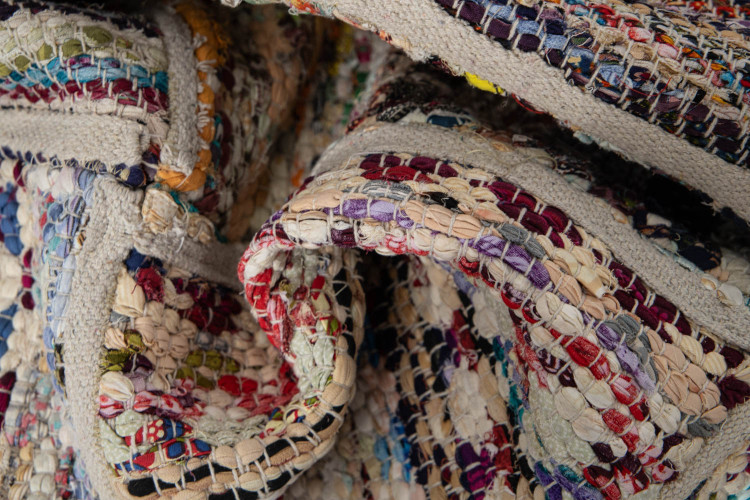 T-RAGBLOCK1 - Multicolour Patchwork Rag Rug -