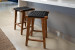 Matteo Teakwood Barstool - Black