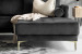 Hayden Velvet L-Shape Couch - Midnight