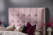 Ariella Headboard - Queen - Velvet Pink Queen Headboards - 3