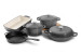 Nouvelle Cast Iron 8 Piece Cookware Set - Grey Nouvelle Cast Iron Sets - 1