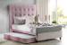 Alexa Dual Function Bed - Double - Velvet Pink Double Beds - 1