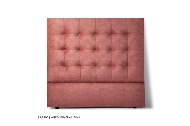 Ariella Headboard - King - Aged Mineral Pink King Headboards - 1