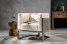 Le Mans Armchair - Ivory Armchairs - 1