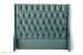 Madison - King Headboard - Velvet Ocean King Headboards - 1