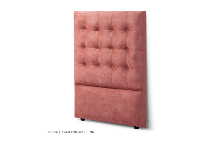 Ariella Headboard - Single - Aged Mineral Pink Single Headboards - 1