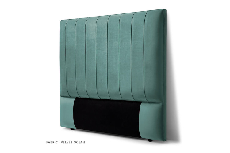 Harlem Headboard - Double - Velvet Ocean Headboard Clearance Sale - 1