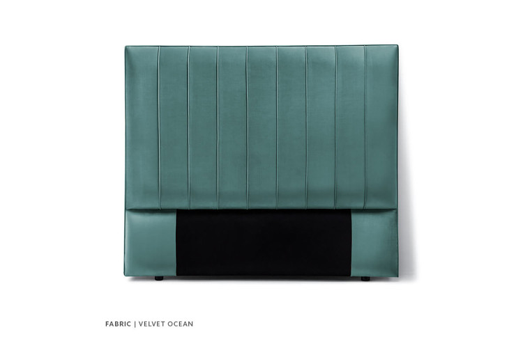 Harlem Headboard - Double - Velvet Ocean Headboard Clearance Sale - 1