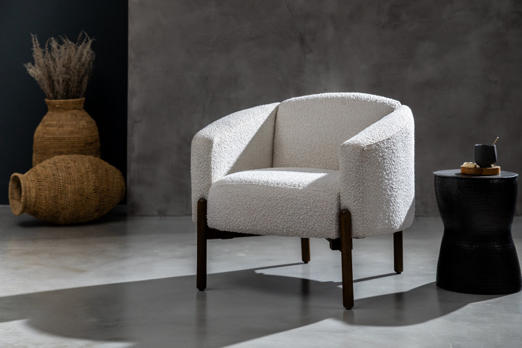 Prague Armchair - Ivory Armchairs - 1