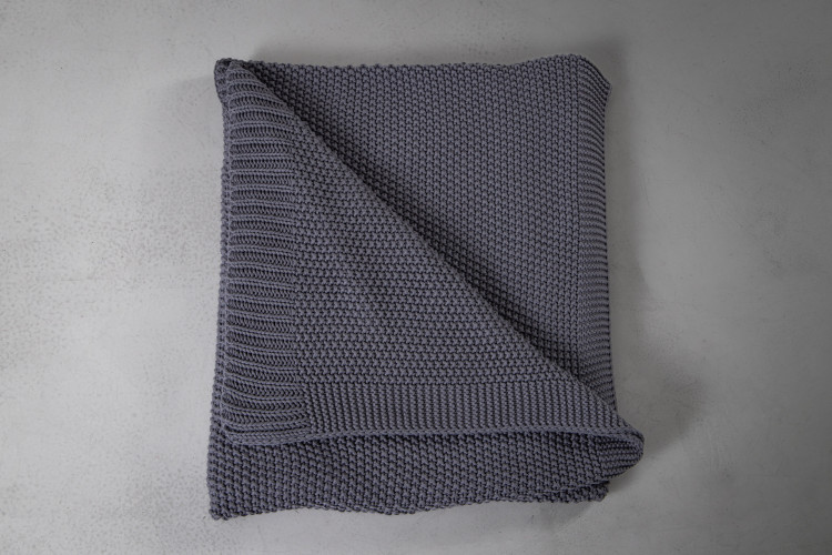 Nita Throw - Large - Charcoal Throws - 1