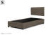 Gemma Kylan Bed - Single - Alaska Brown Single Beds - 1