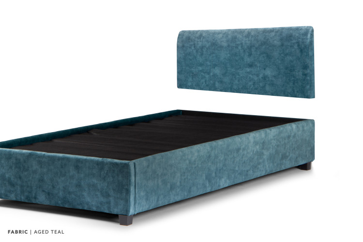 Gemma Kylan Bed - Single - Aged Teal Single Beds - 1