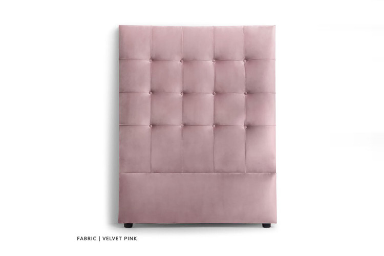 Ariella Headboard - Single - Velvet Pink Single Headboards - 1