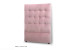 Ariella Headboard - Single - Velvet Pink Single Headboards - 3