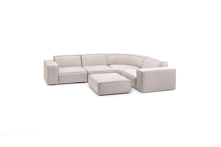 Jagger Modular - Corner Couch With Ottoman - Taupe Couches - 21 Days of Deals - 1